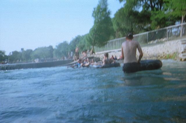 After the 1st tube chute