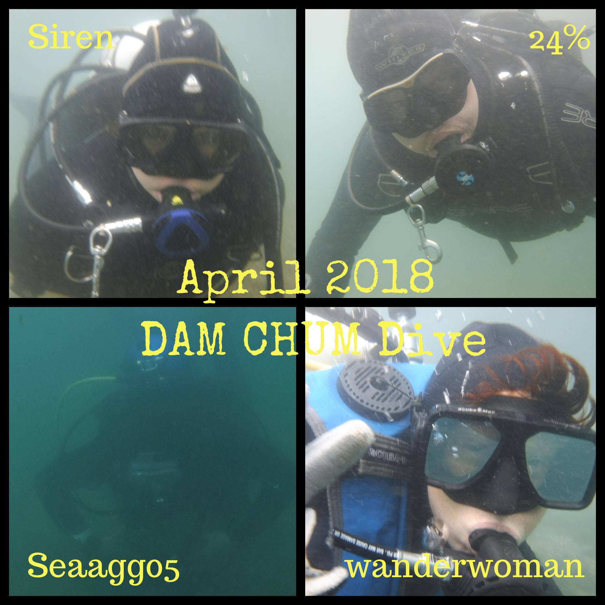 April's DAM CHUMmers in the Comal River