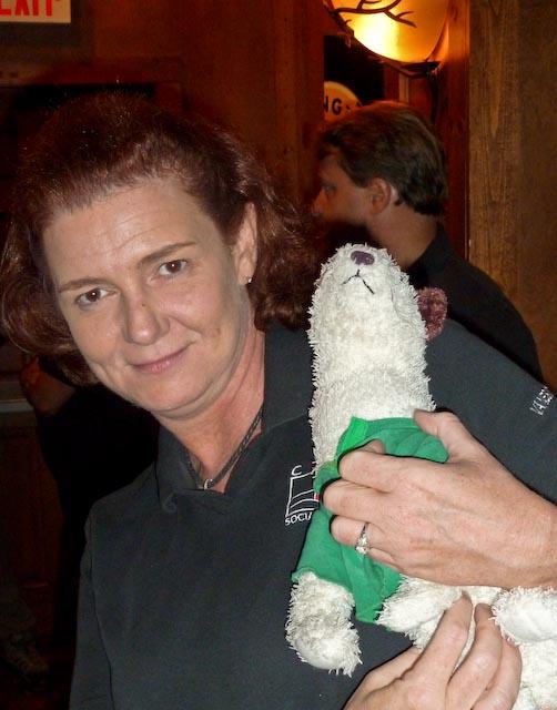 Australia 2010 Vanessa picks up wet for the trip to OZ