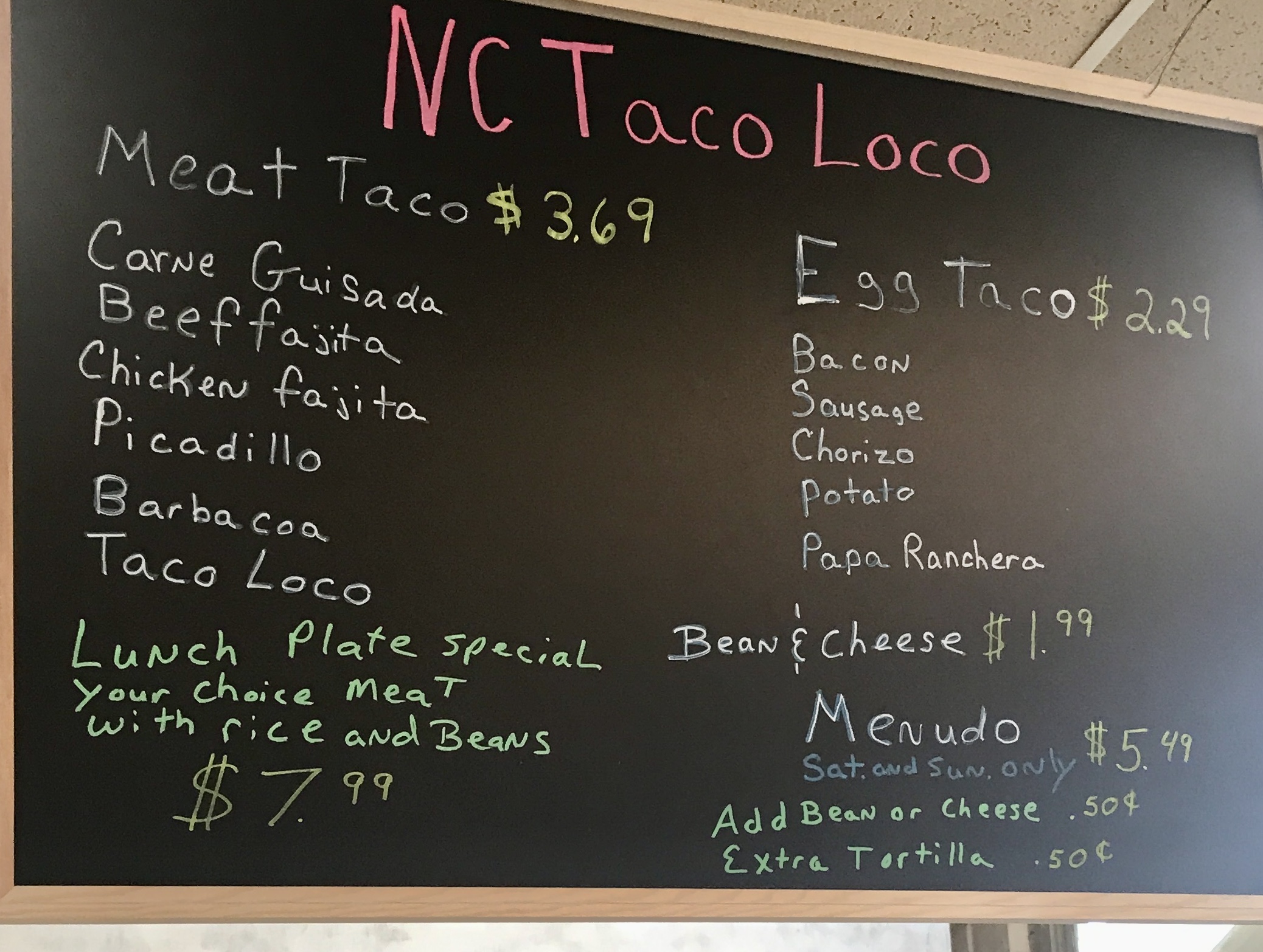 Awesome breakfast tacos