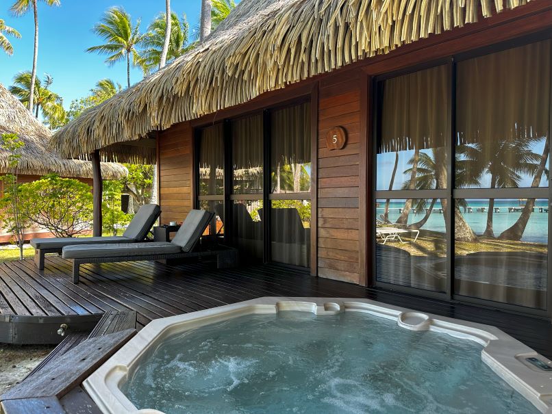 Beach Bungalow #5 - Back Terrace