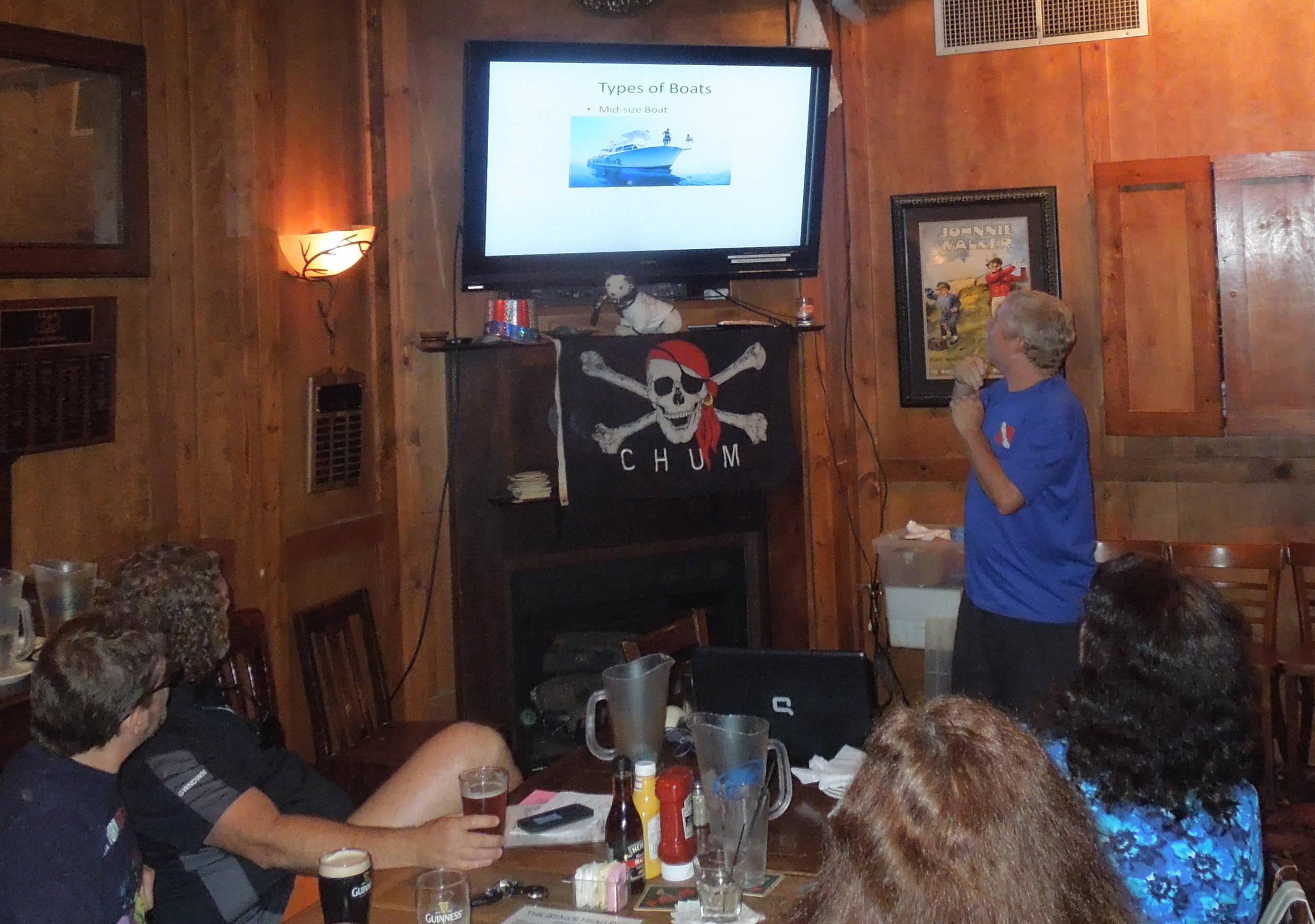 Best practices:  boat diving