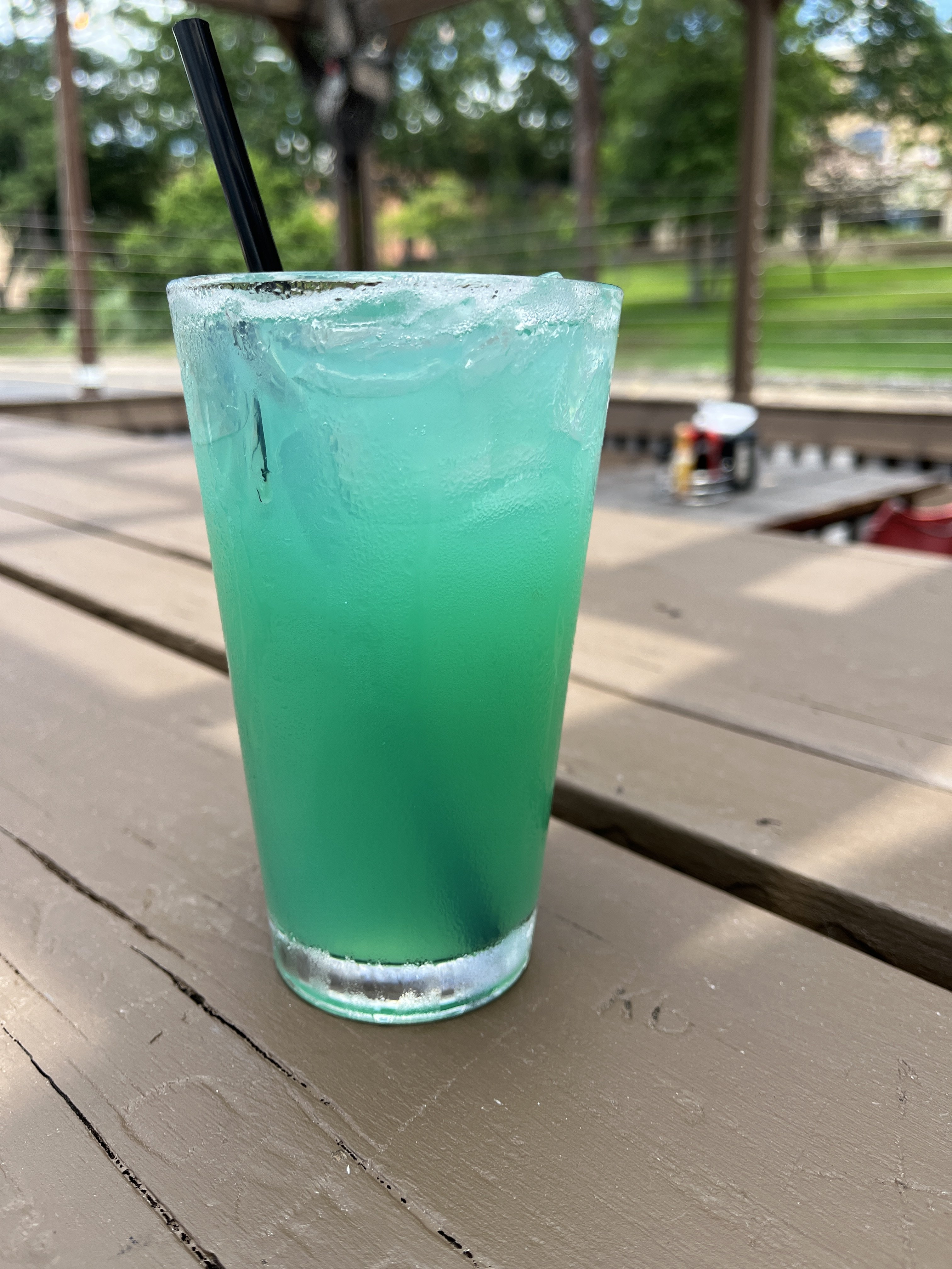 Blue Lagoon margarita at Humphrey’s