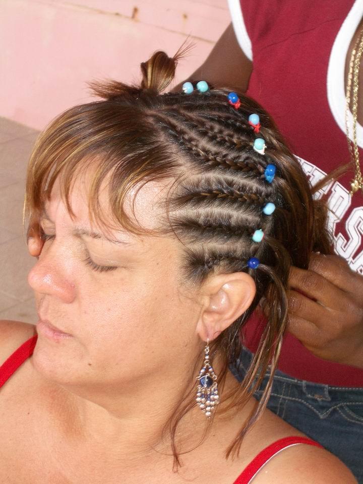 Braiding in progress