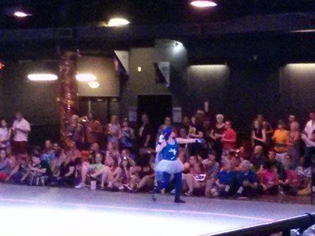 Brawlers' mascot - she was great fun to watch