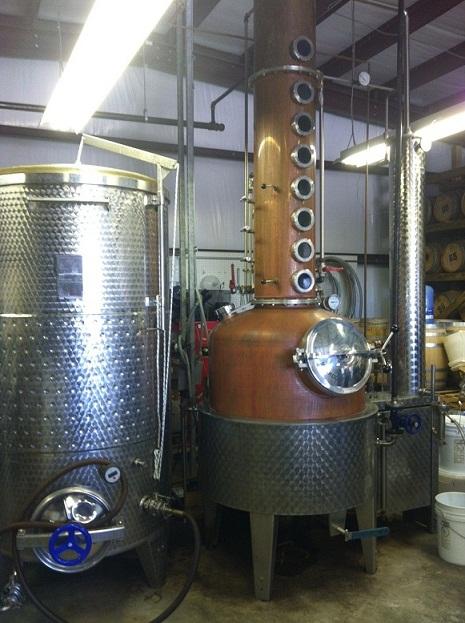 Brews on the left, distills on the right.