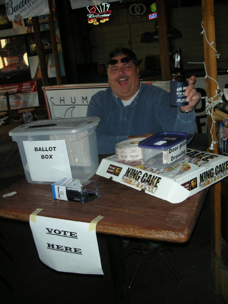 Buluga manning the polls