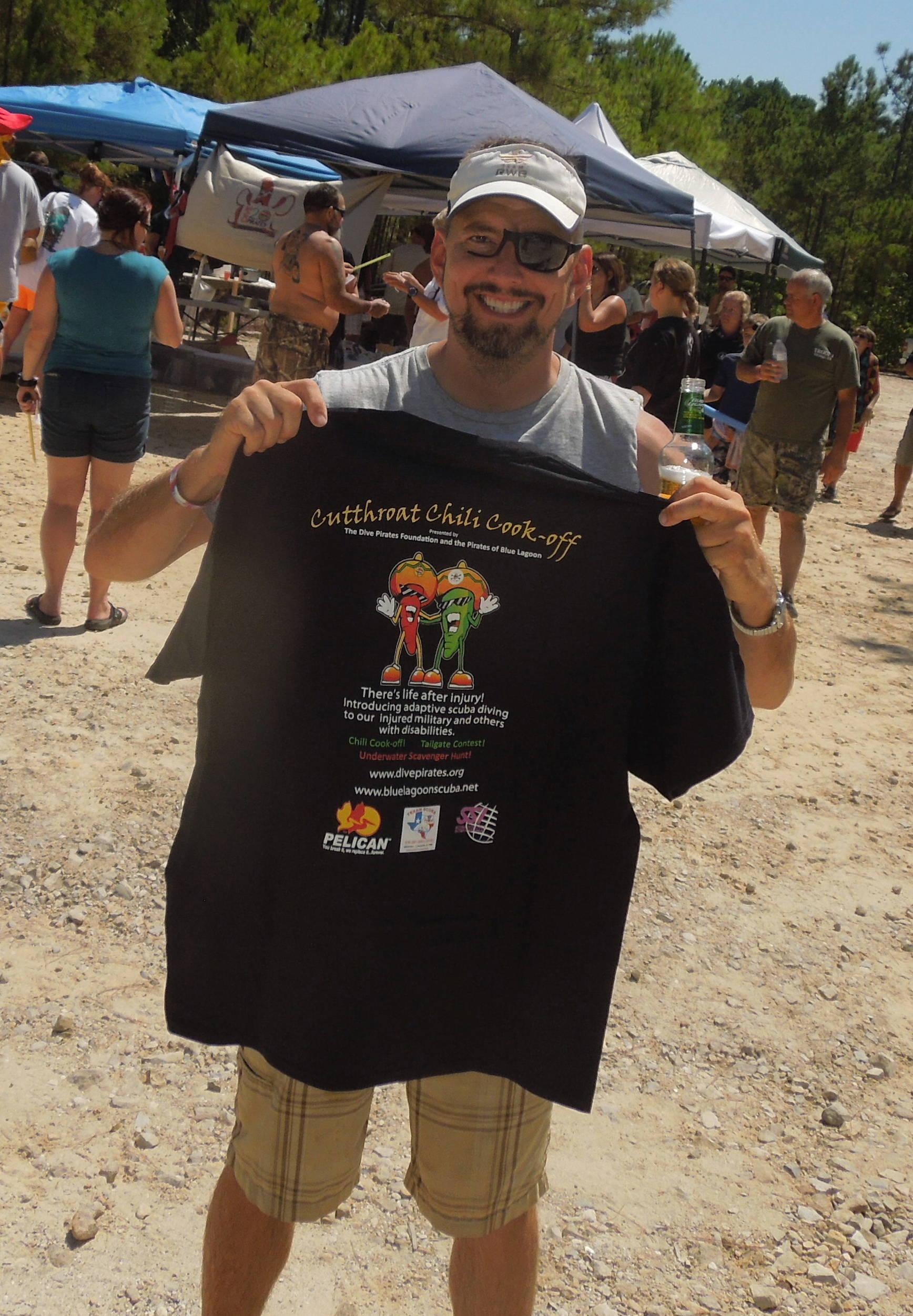 CaptainBeard won a tshirt