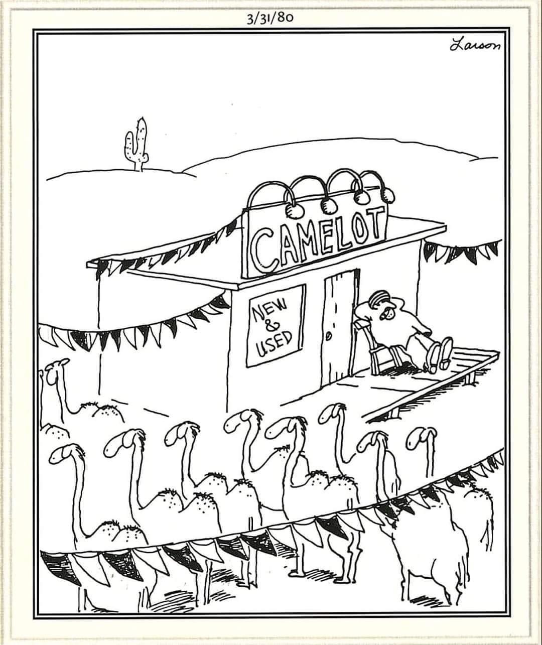 Cartoon by Gary Larson to kick off the trip media gallery