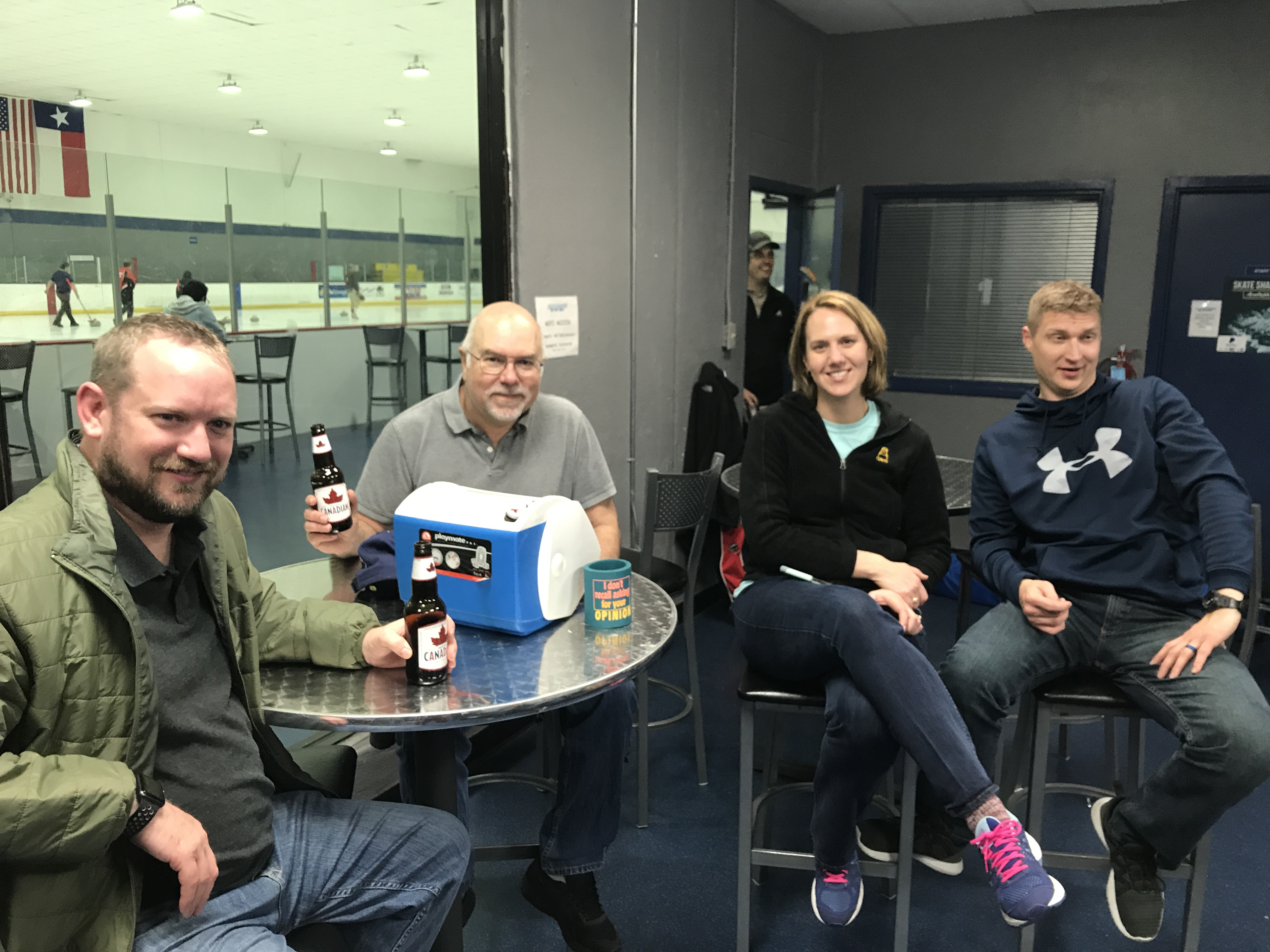 Chillin’ off the ice