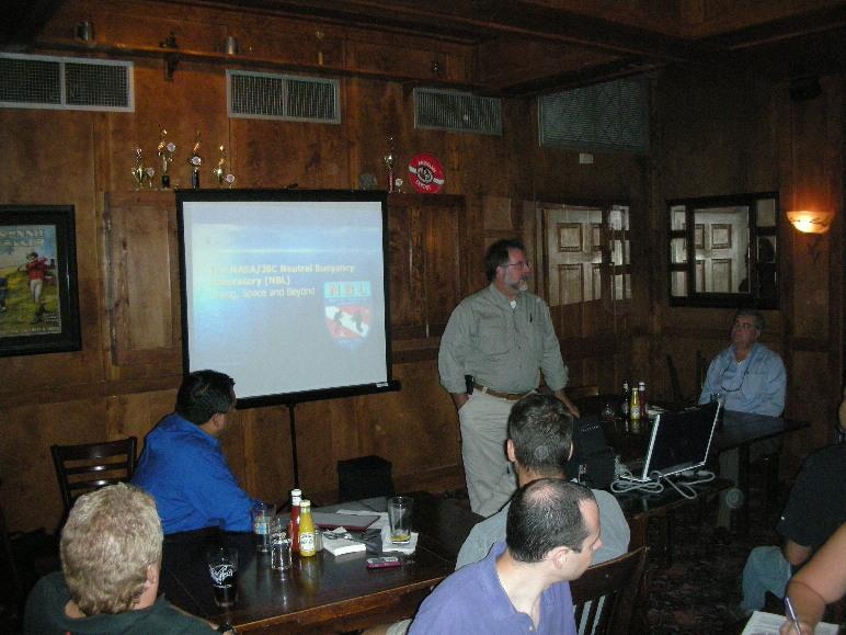 Chris Borne from the NASA NBL