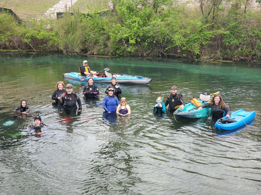 CHUM Claims the Comal dive