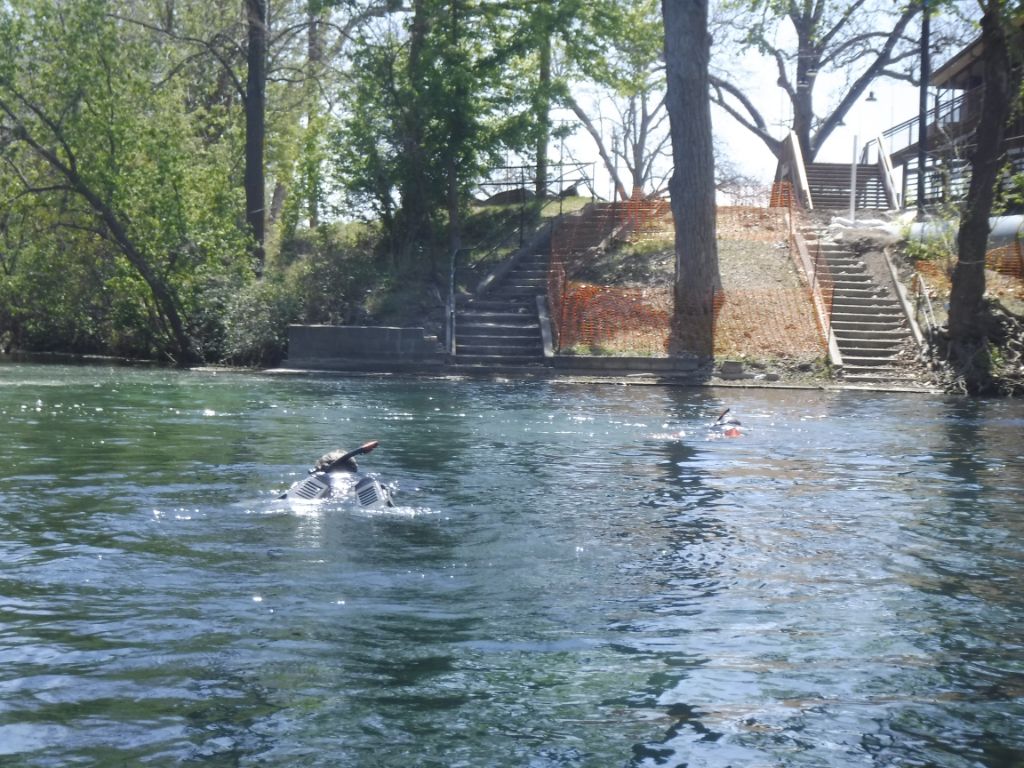 CHUM Claims the Comal via snorkel