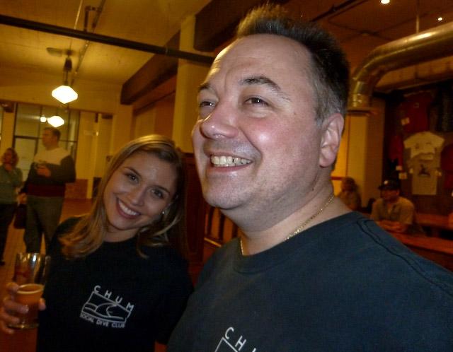 CHUM Holiday Parrrty Christa and McLot