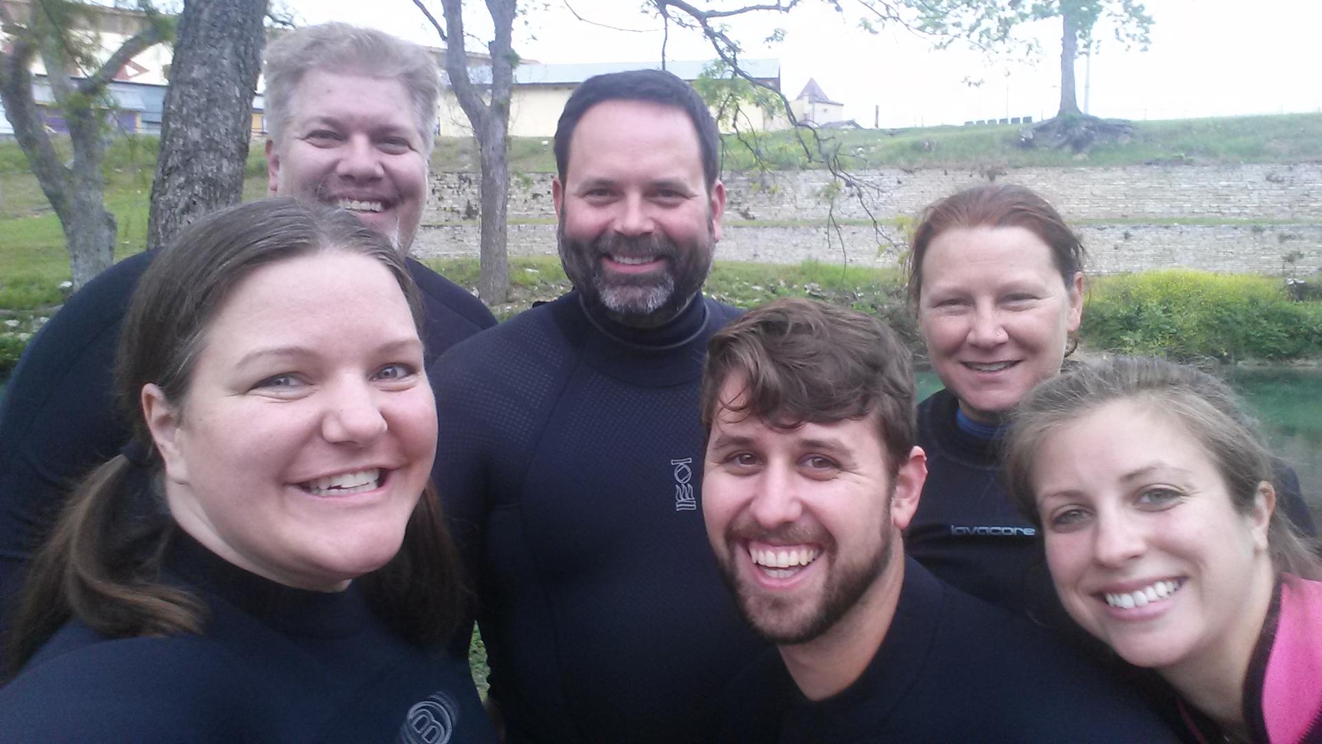 CHUM ready to dive the Comal