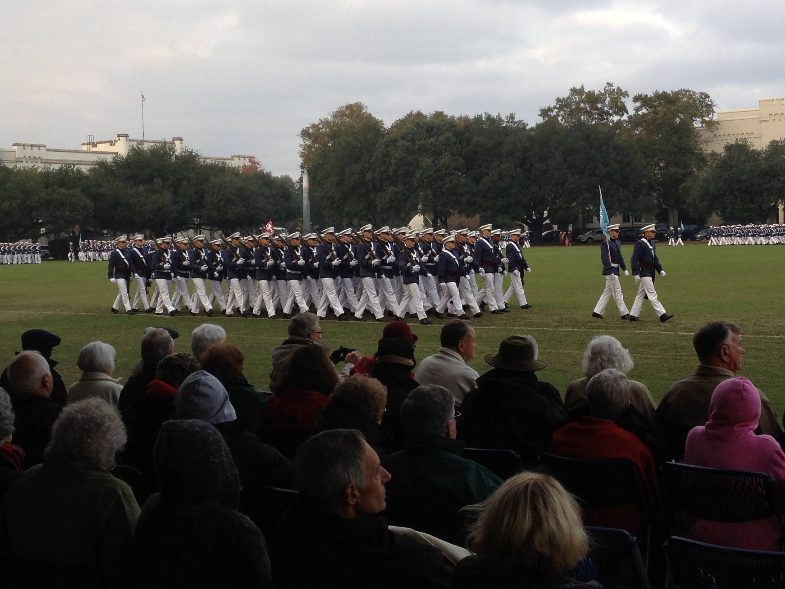 Citadel company passing in review