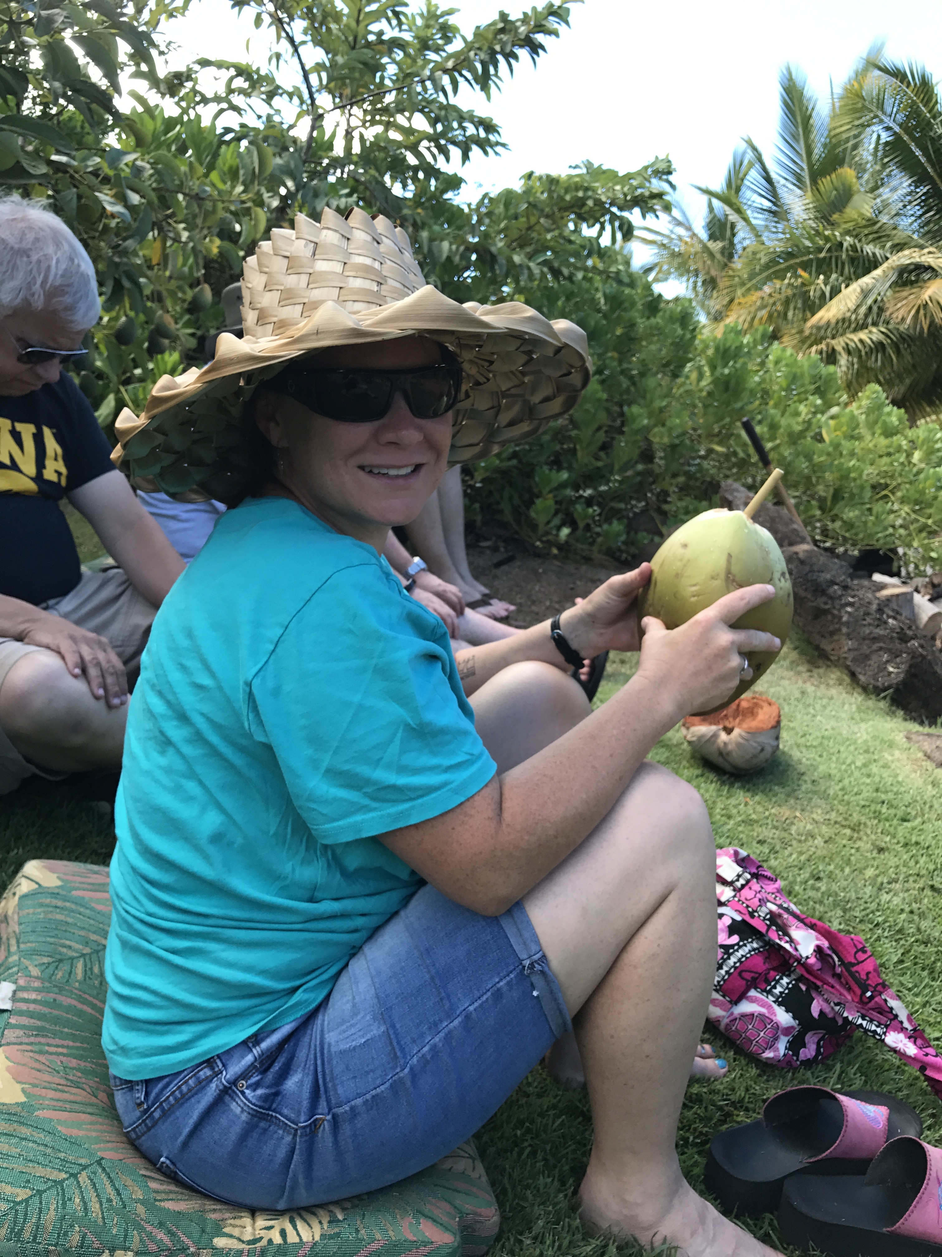 coconut water, straight from the tree