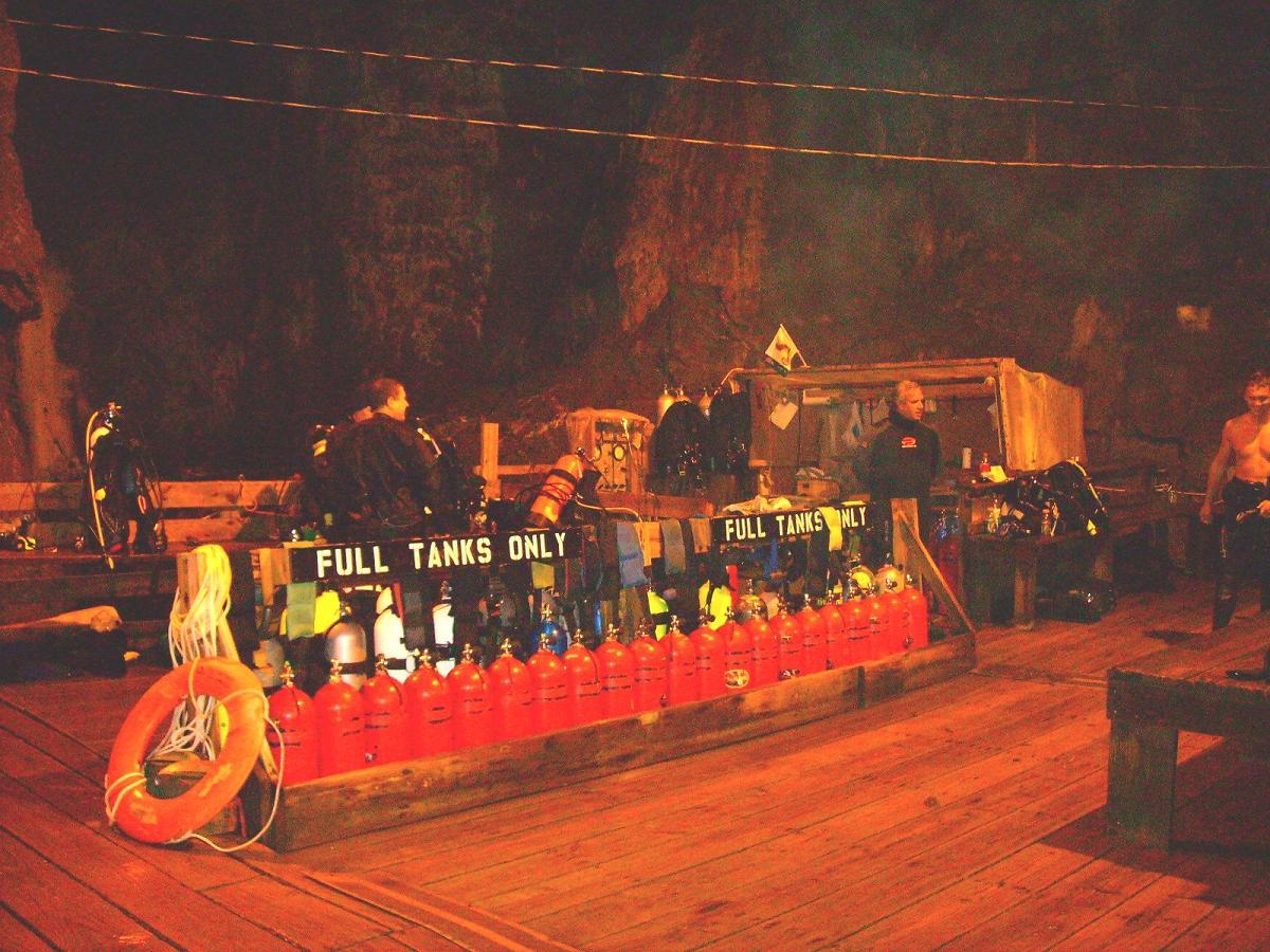 Compressor shack in Mine