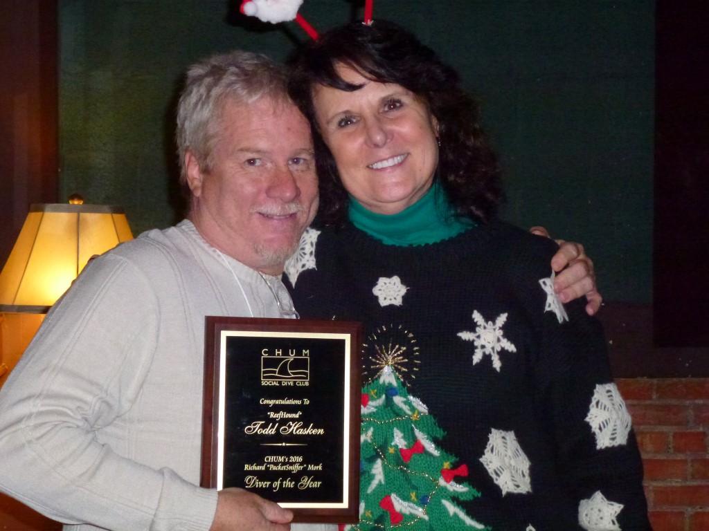 Congrats Todd! - 2016 Diver of the Year
