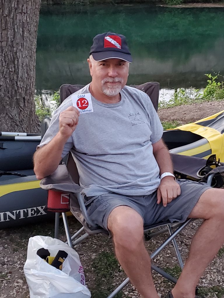 Congratulations to the 1st Year DAM CHUM Member - GaryDiver gets his patch