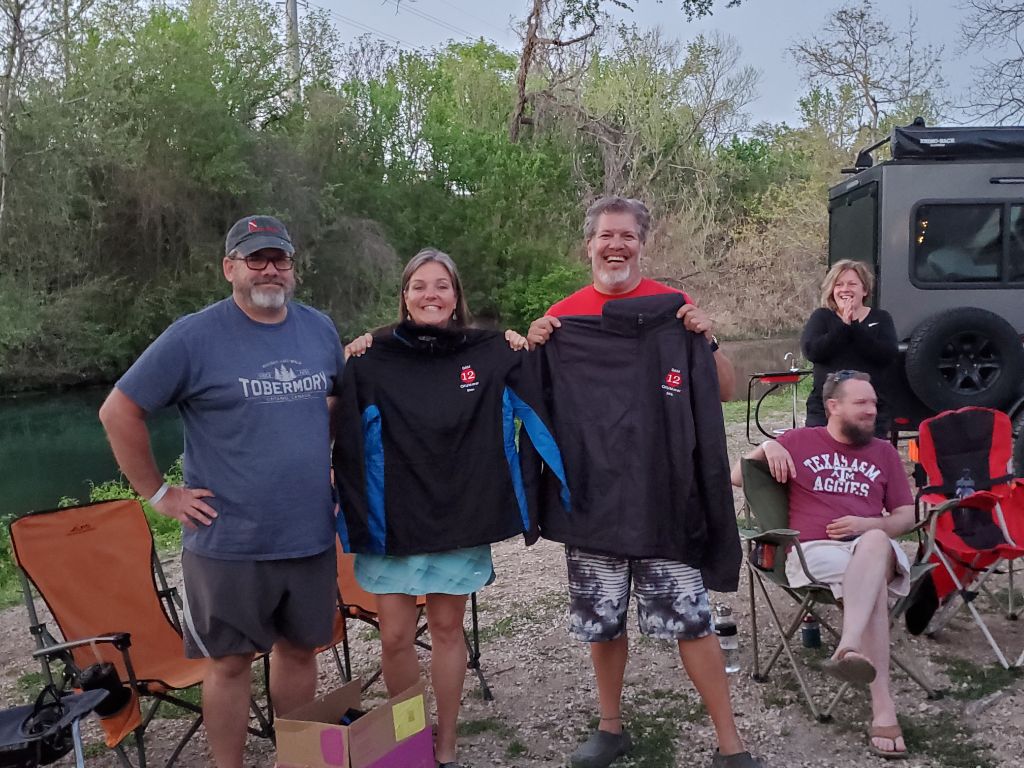 Congratulations to the 5 Year DAM CHUM Members - 24% and Siren receiving their jackets