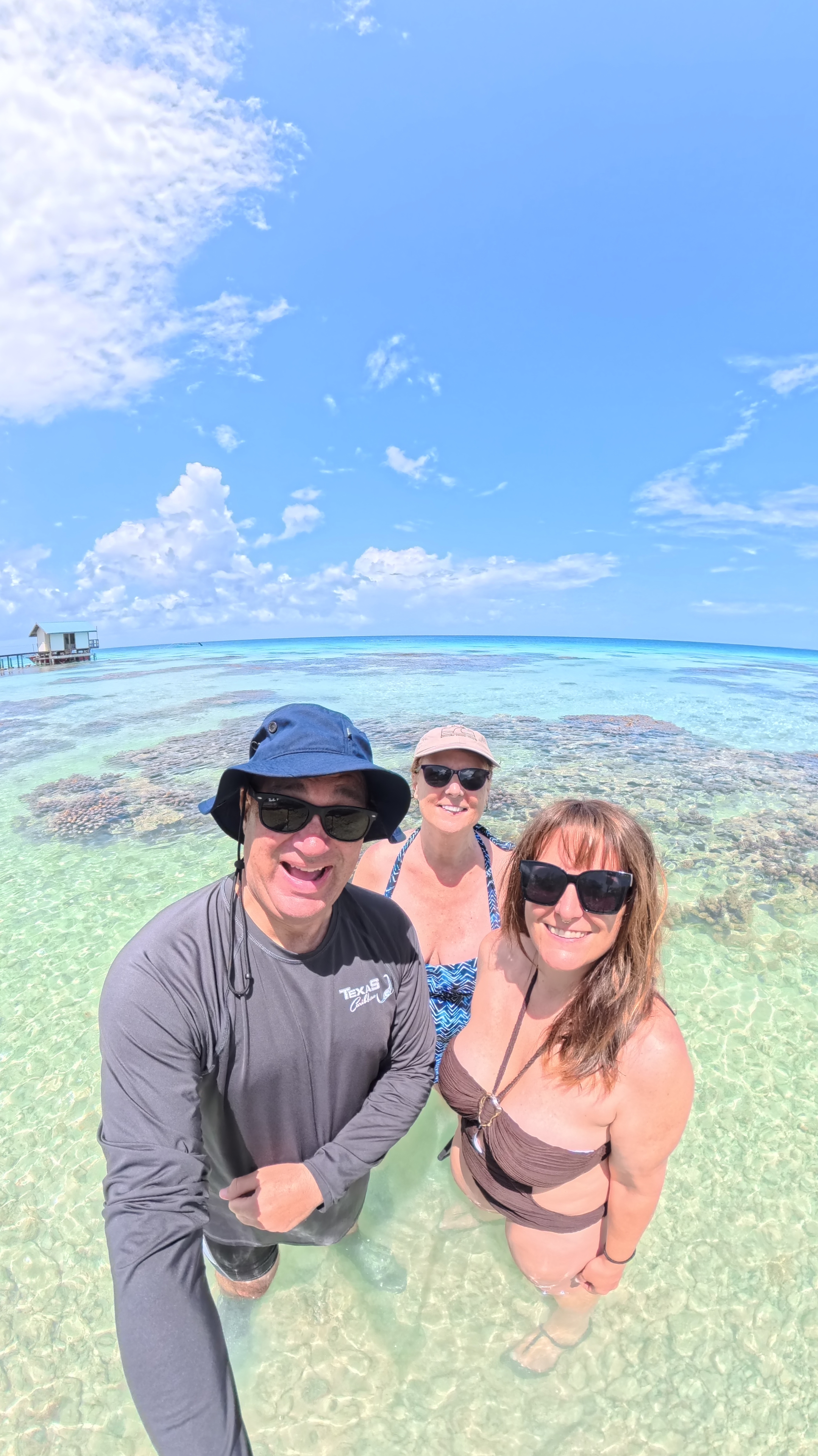 Cooling off in Fakarava