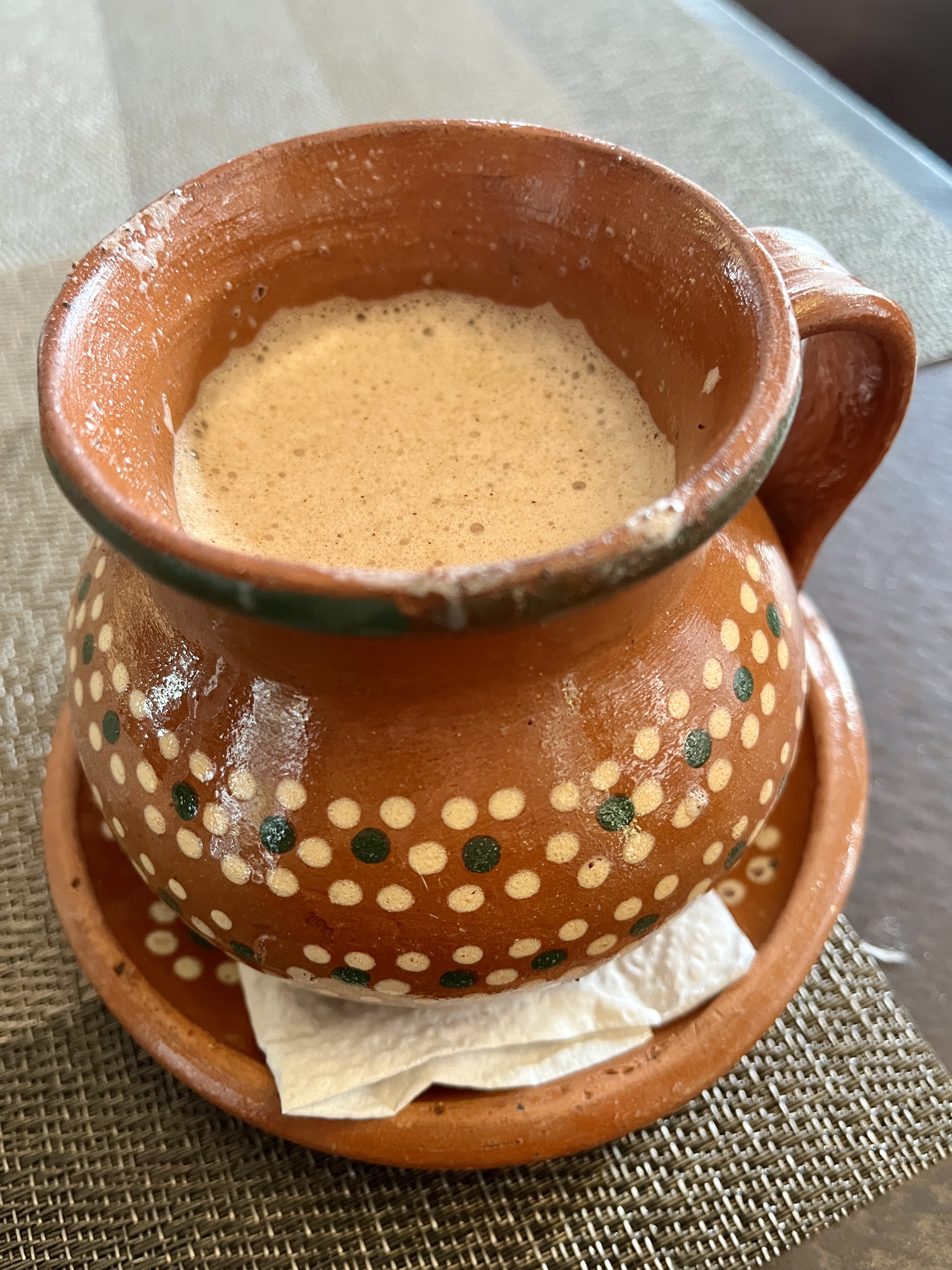 Delicious hot chocolate