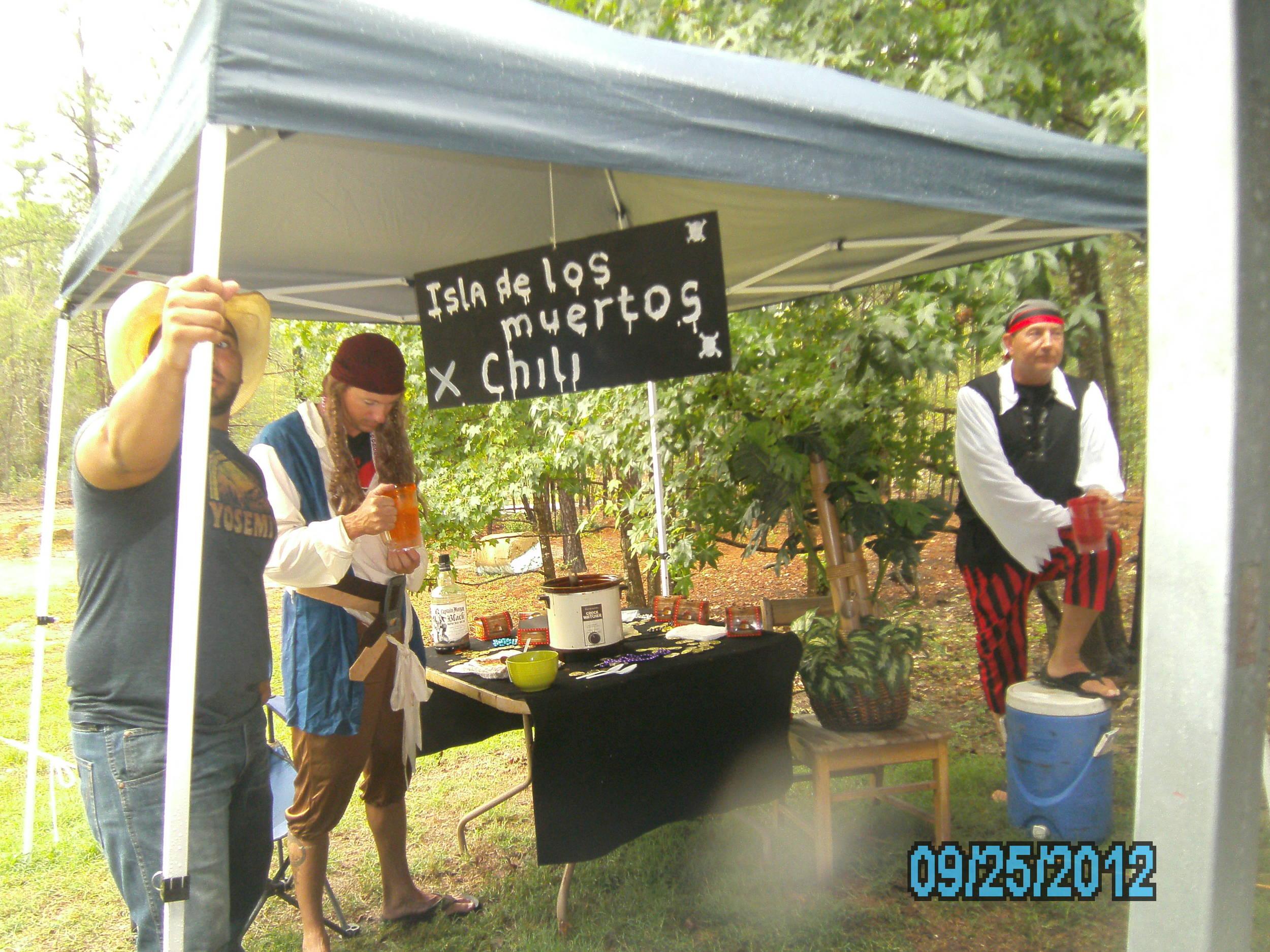 Dive Pirates Chili Cookoff and Scavenger Hunt