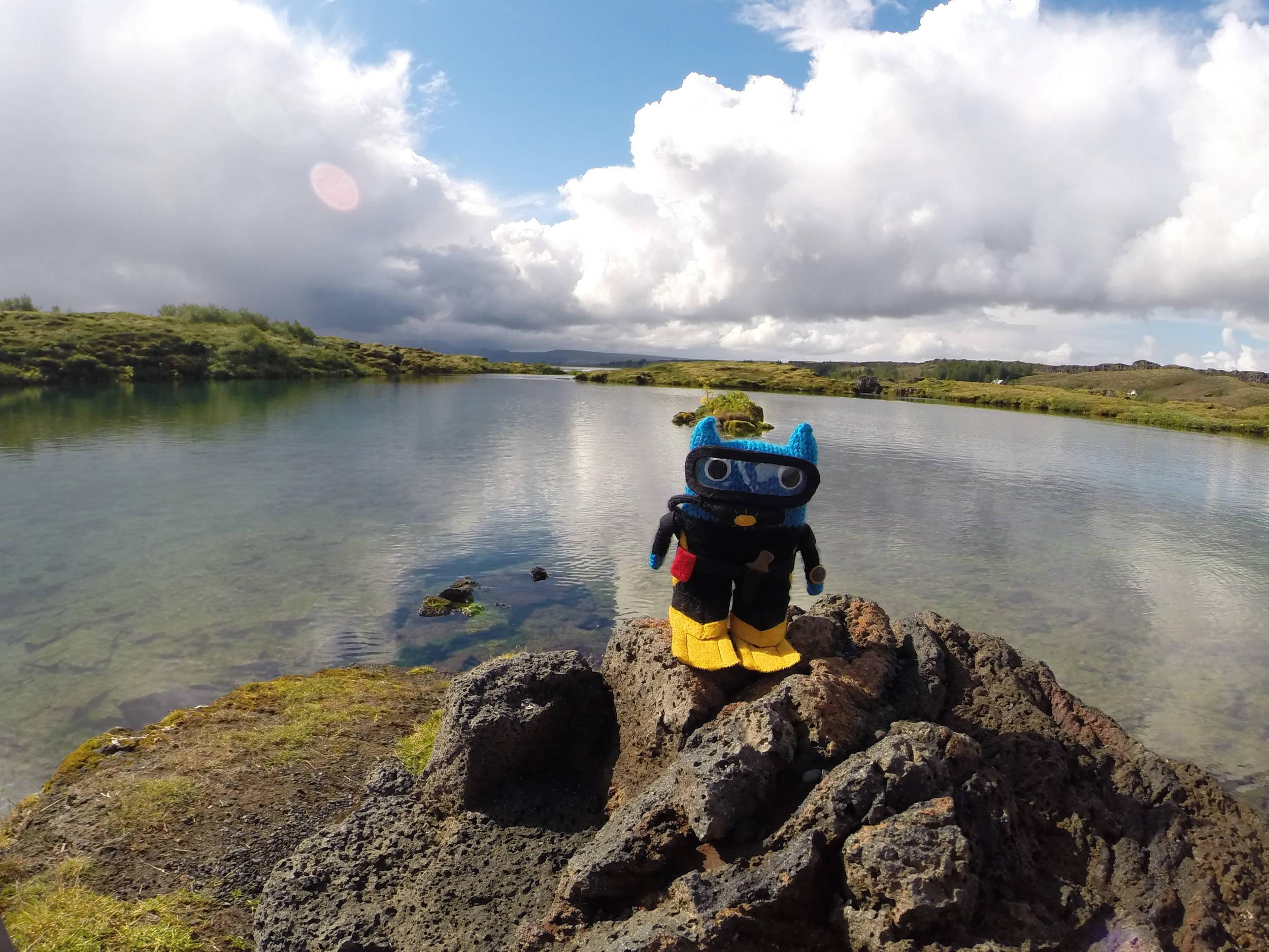 Diver Beastie post dive