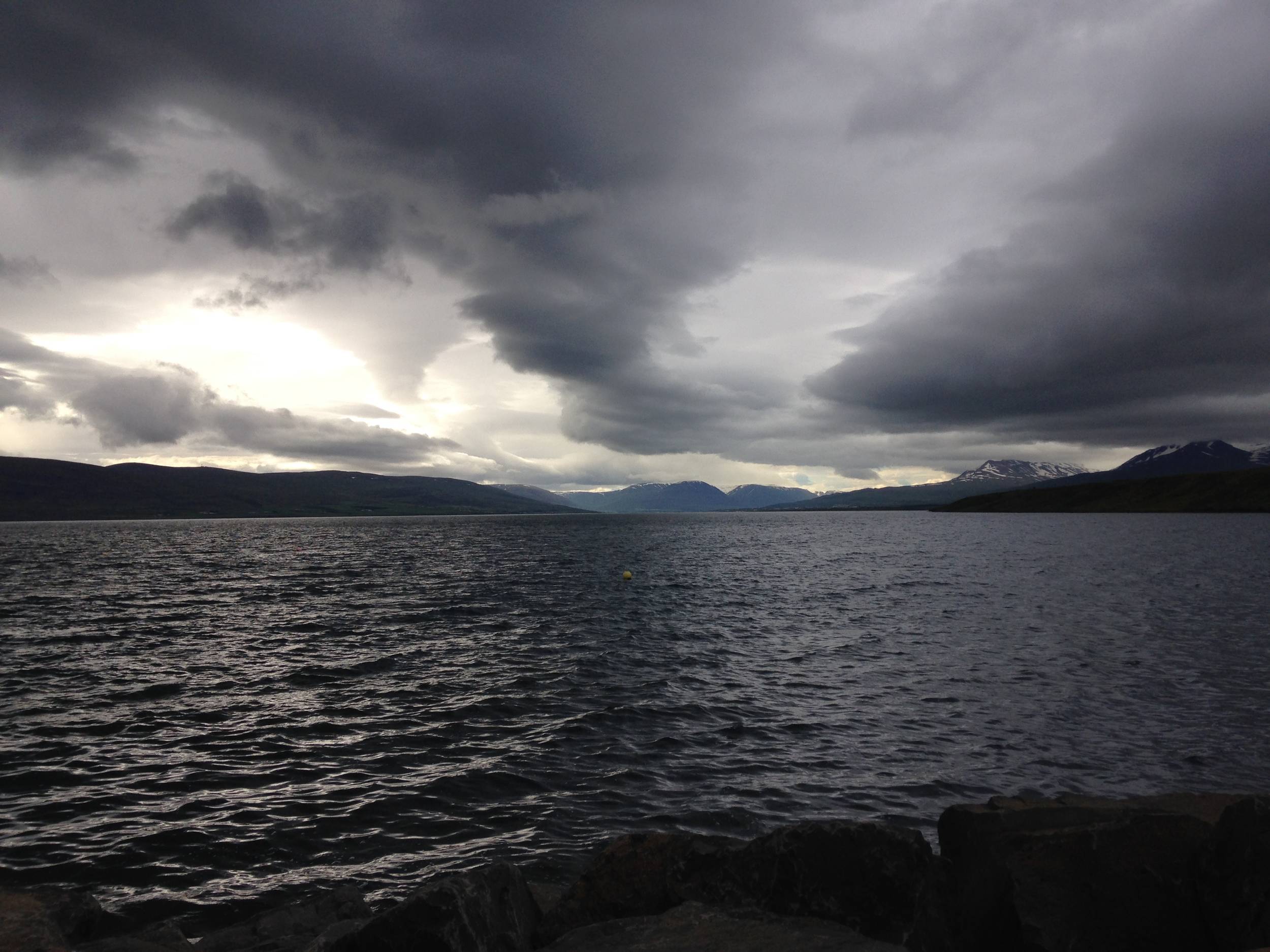 Dramatic skies at Strytan