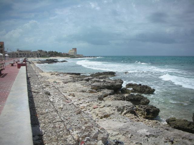East side, looking north