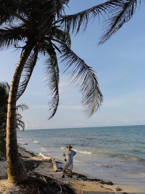 Empty beaches on the wind side of Little Corn Island