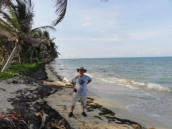 Empty beaches on the wind side of Little Corn Island