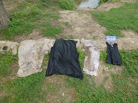 Family missing their clothes