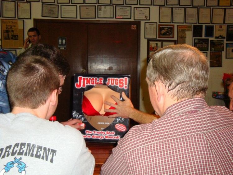 Father and Son enjoying the view