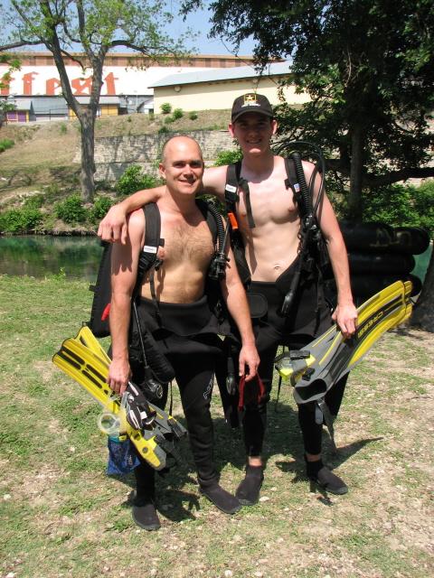 Father/Son dive team - Buddy & Josh