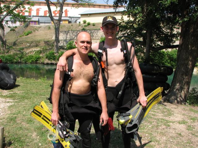 Father/Son dive team - Buddy & Josh