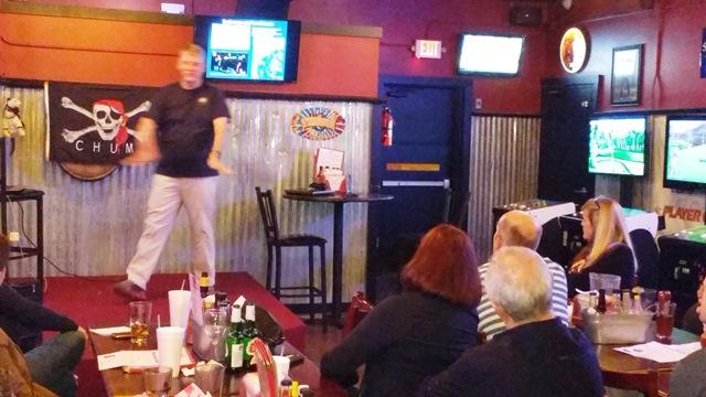 Feb 2016 - Kent was VERY ANIMATED :-)