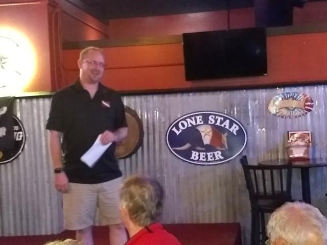 filling in for our Prez