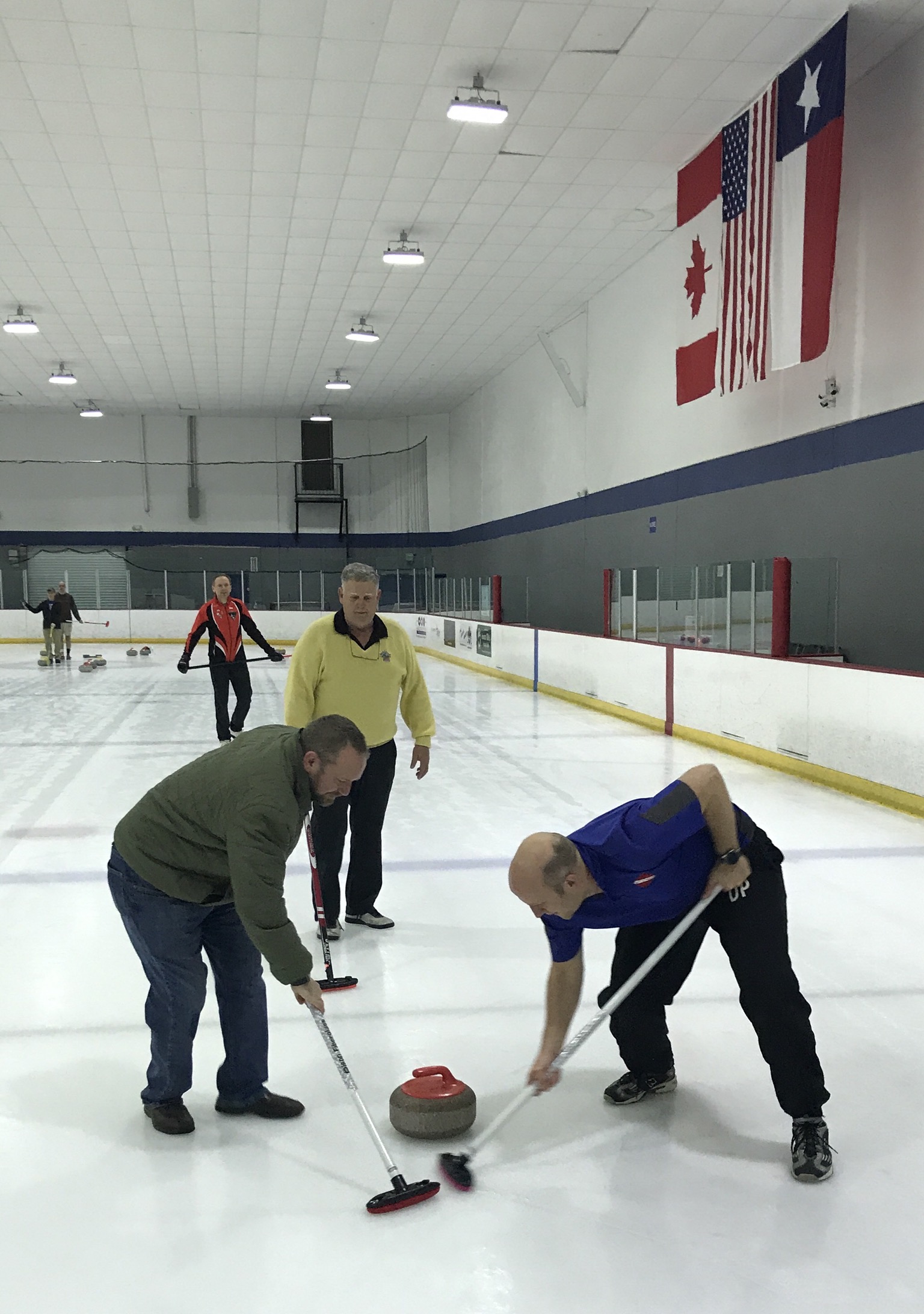 Finally...guys learning how to use a broom
