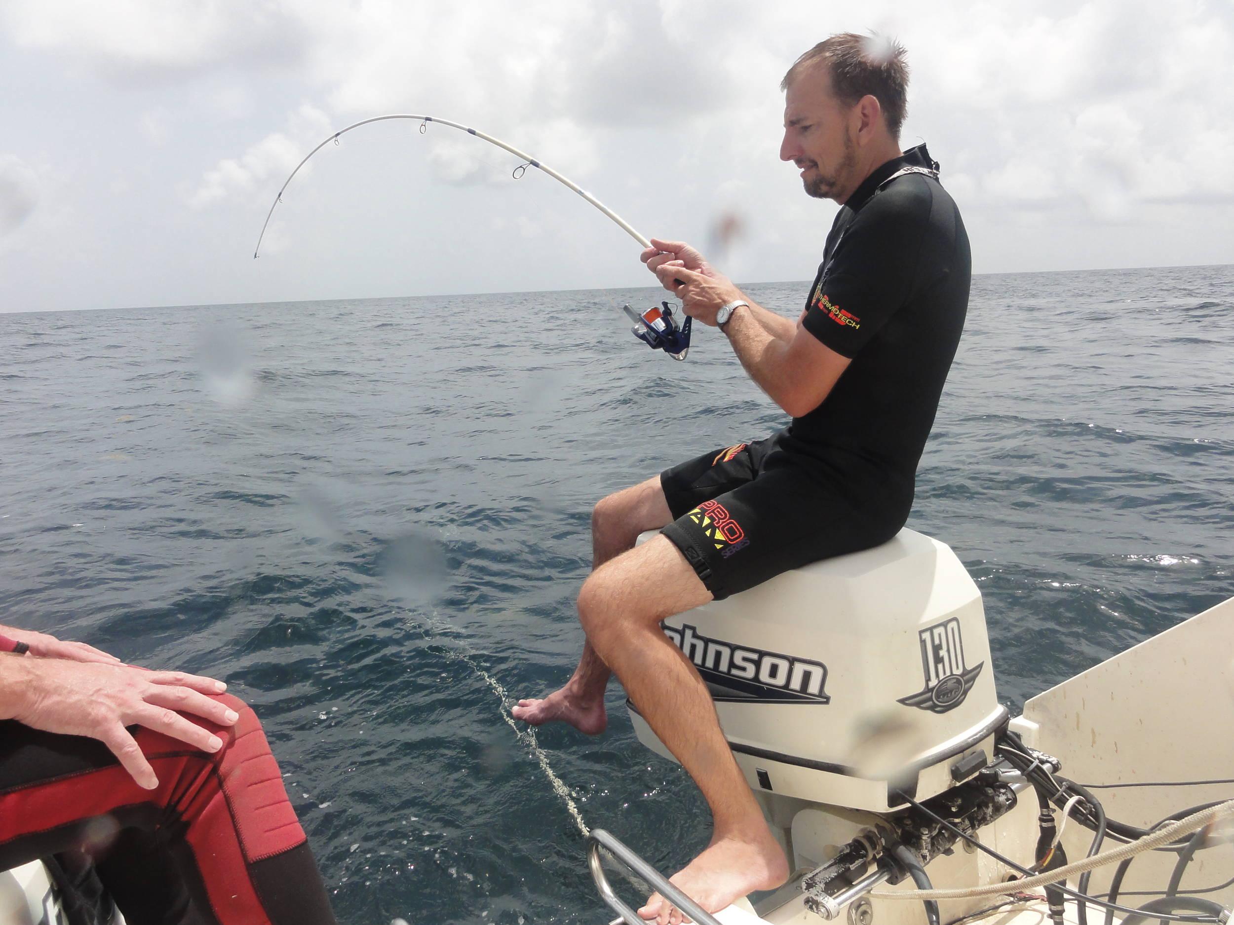 Fishing during surface interval