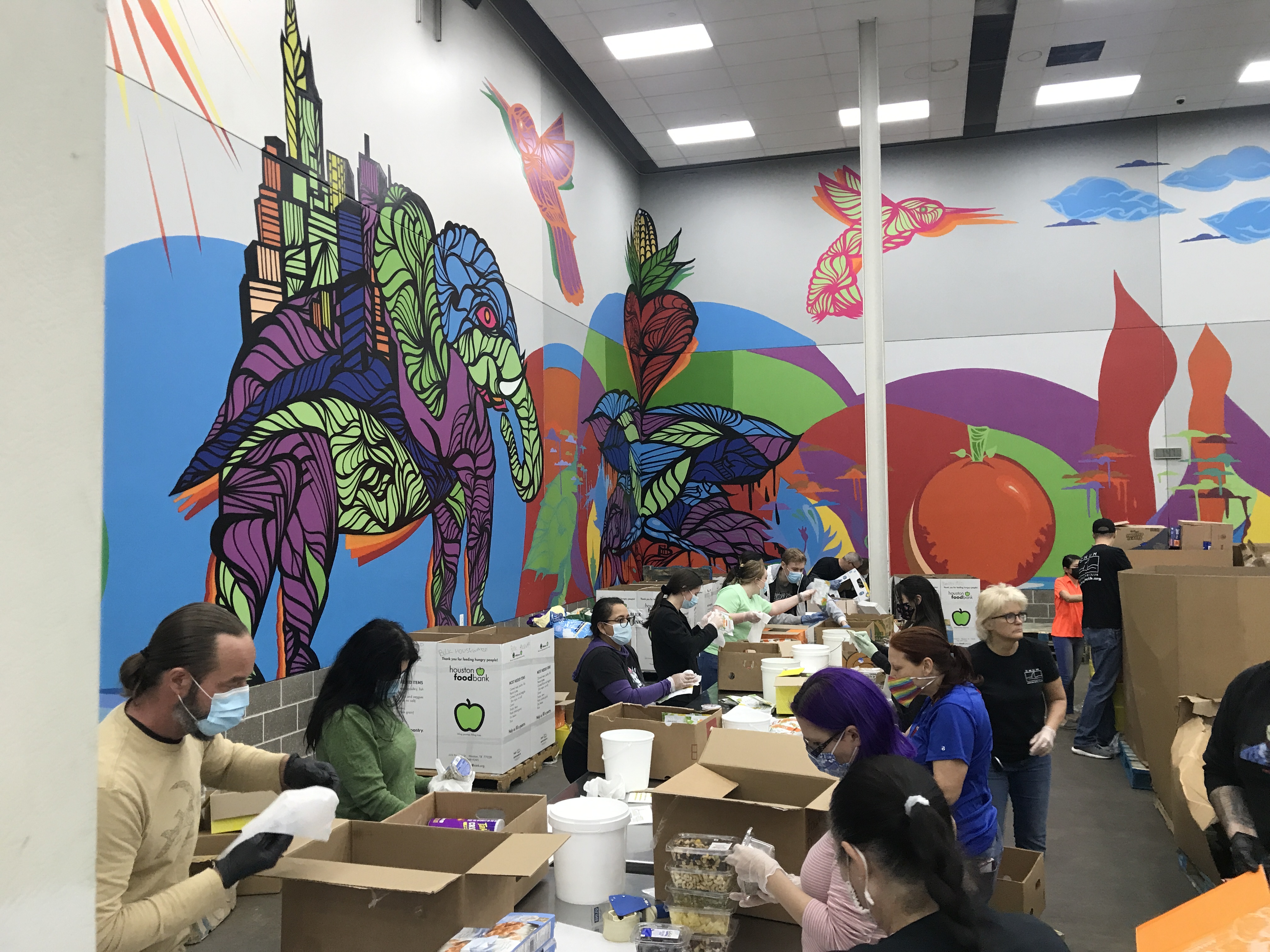 Food Bank volunteer day