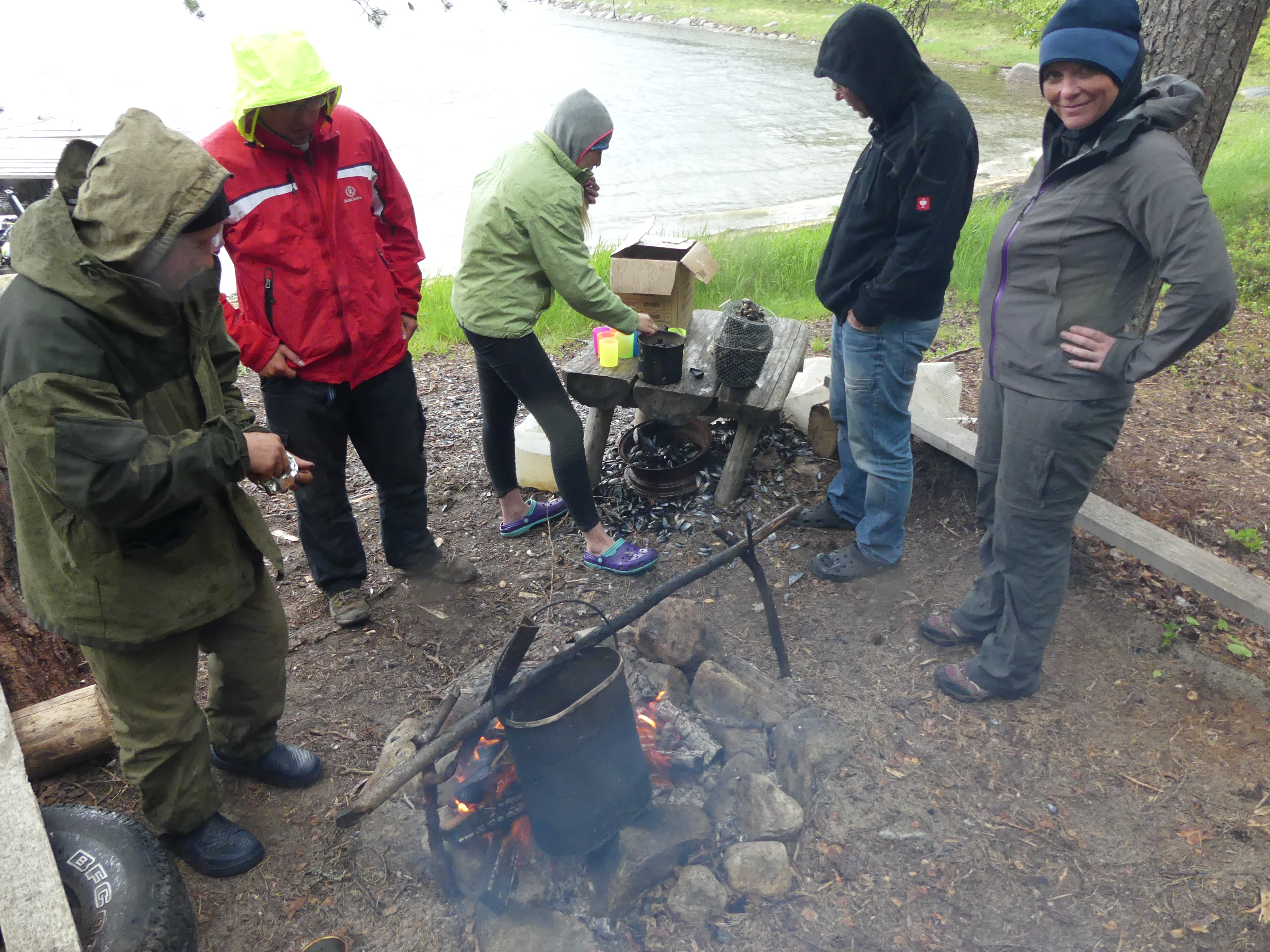 Fresh muscles after the dive.