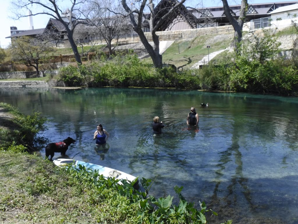 Friday afternoon dip in the river