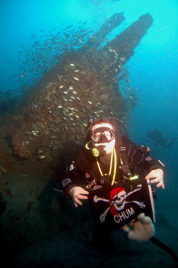Giles & Wet at the conning tower