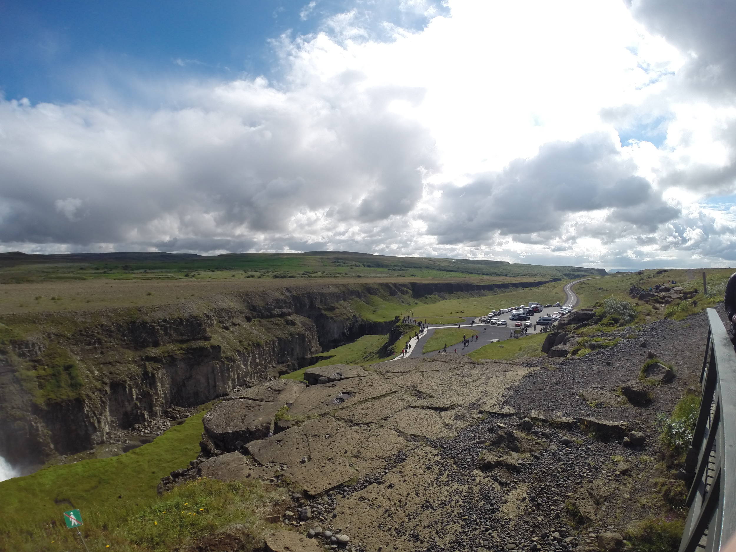 Gullfoss, down stream view
