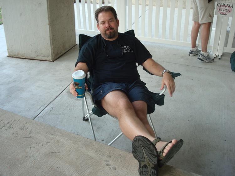 GWNDWN Chugs Coffee Early on Race Day