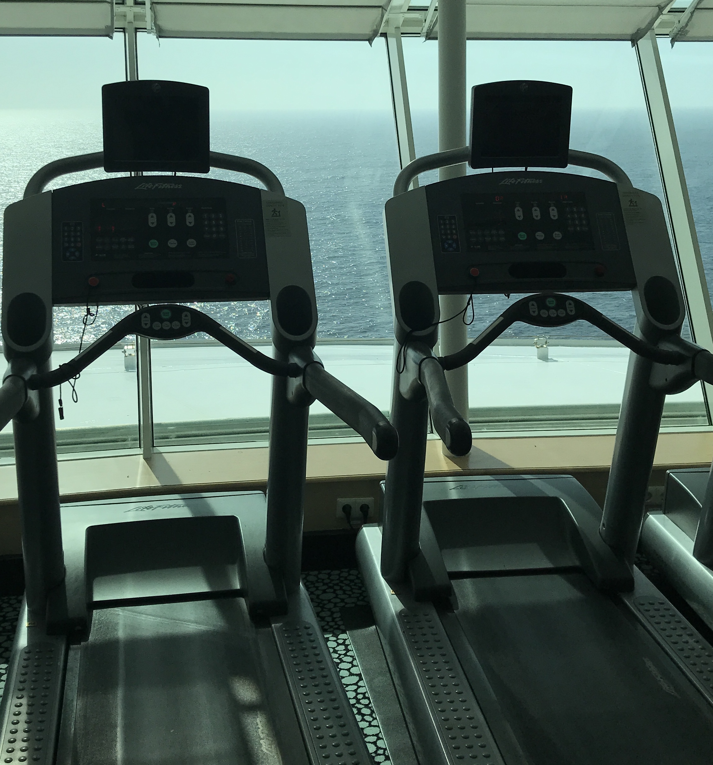 Gym with a view