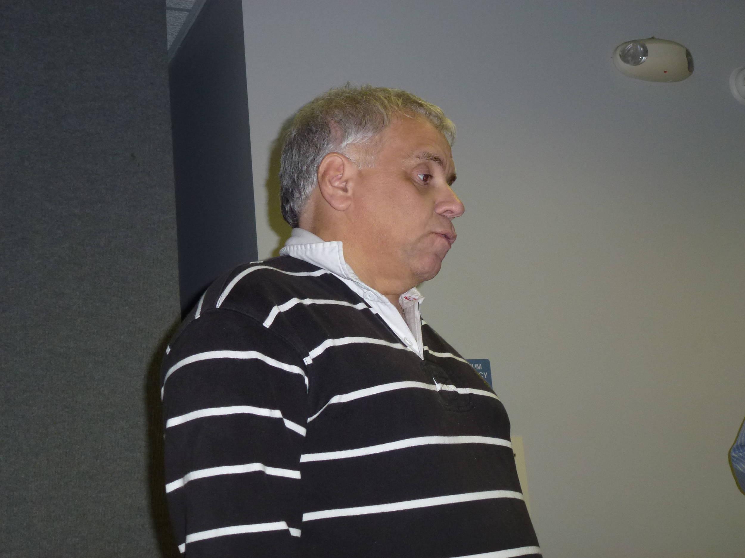 Hawkeye Mark's Mount Rushmore pose