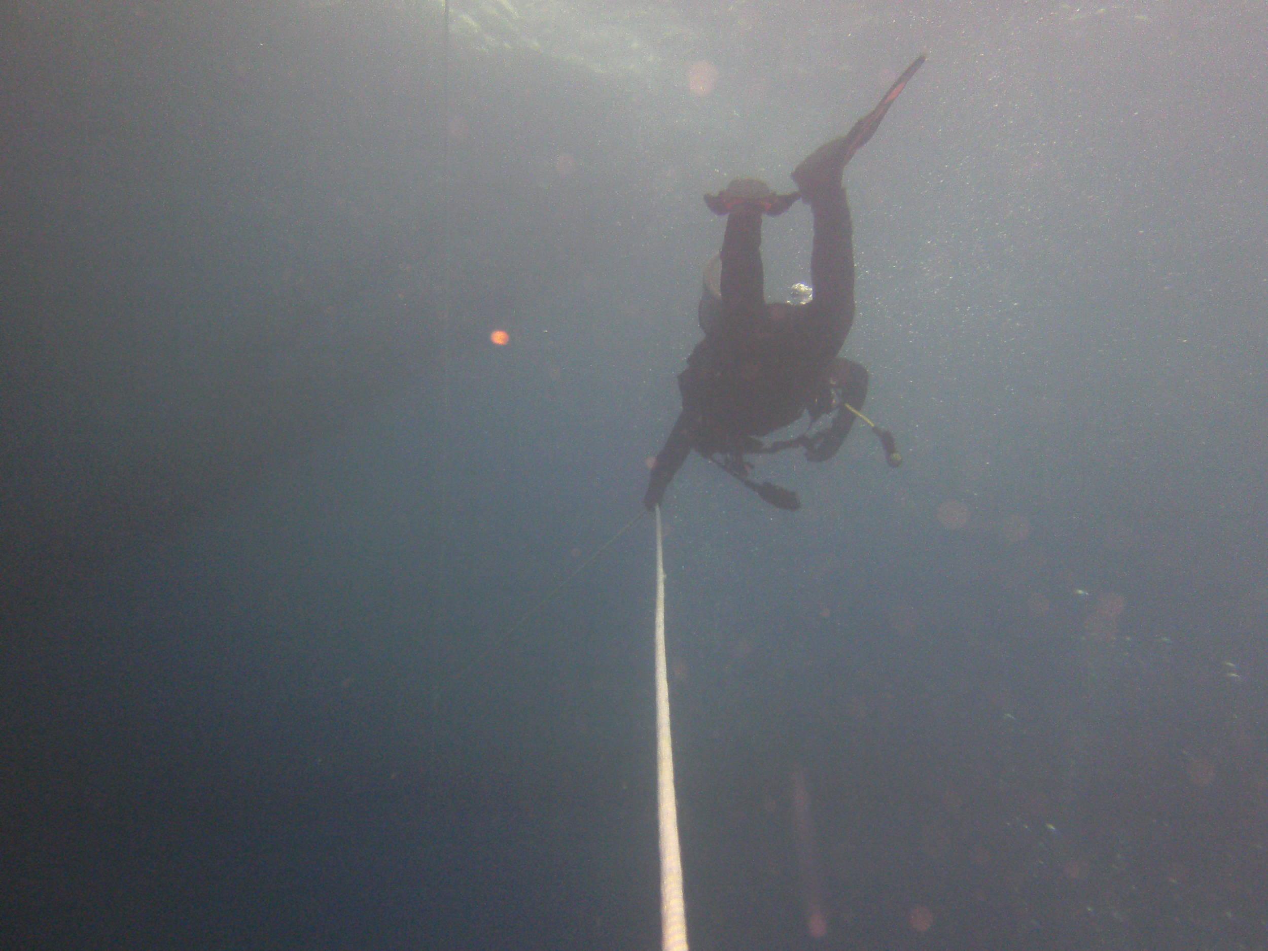 Headed down